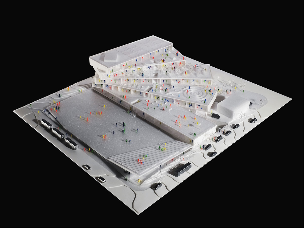 BIG creates shifting platforms with elevated green terraces for Wilson Secondary School in Virginia