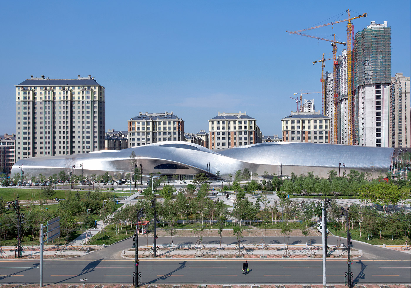 China Wood Sculpture Museum is shining like &rsquo;&rsquo;an abstraction of space&rsquo;&rsquo;