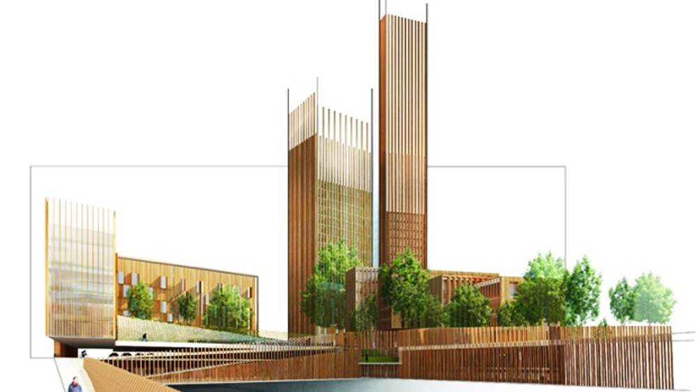 Vancouver architect Michael Green’s proposal for the world’s tallest wooden building