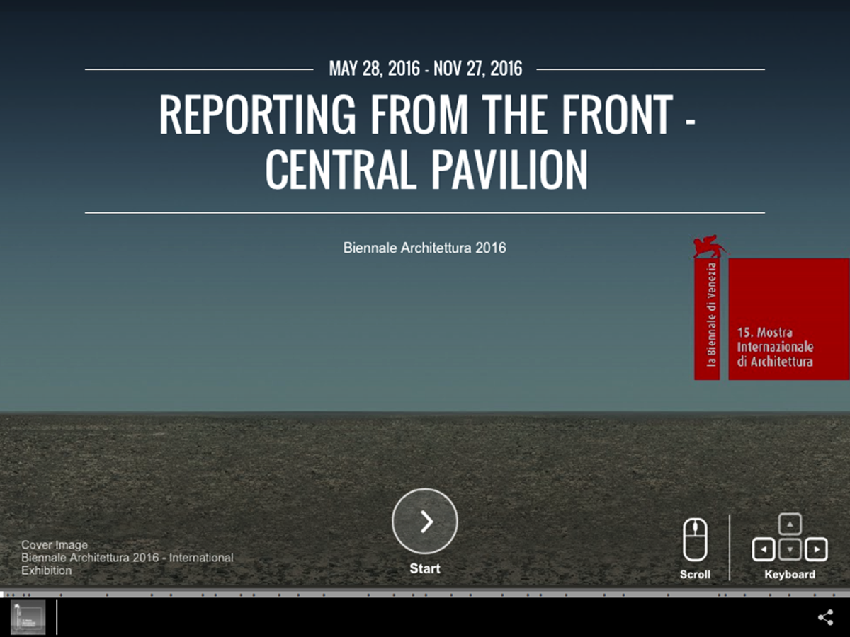 Venice Biennale and Google release the 15th International Architecture Exhibition as online catalog