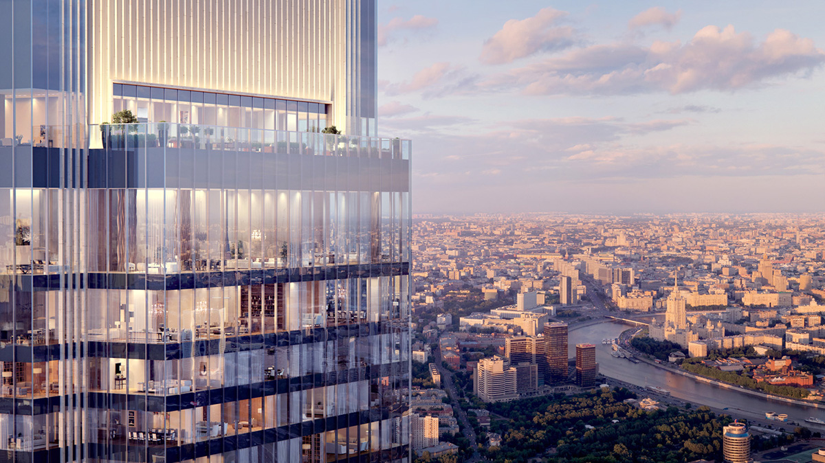 Neva Towers will be new iconic landmark of Moscow designed by HOK ...