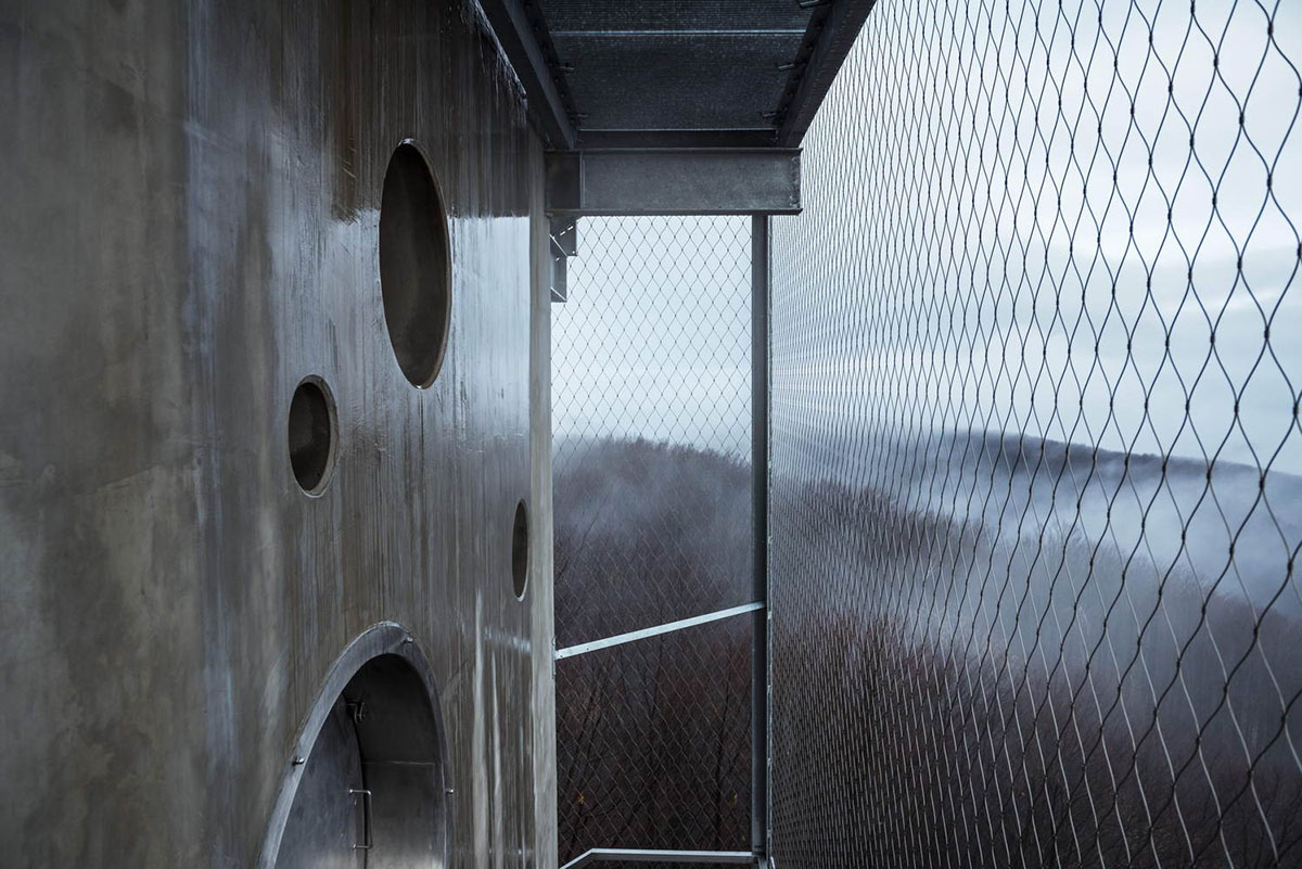 Nartarchitects completes dotted Lookout Tower in Hungary
