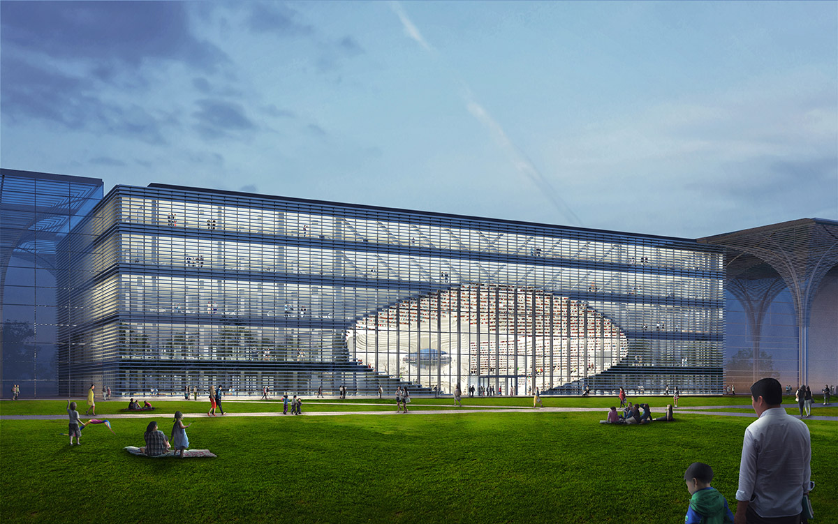 MVRDV’s ’spheriform’ Library nears completion in China