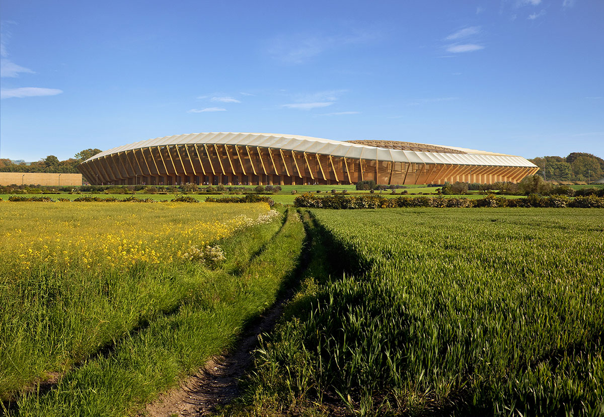 Zaha Hadid Architects will design world’s first football stadium entirely made of wood
