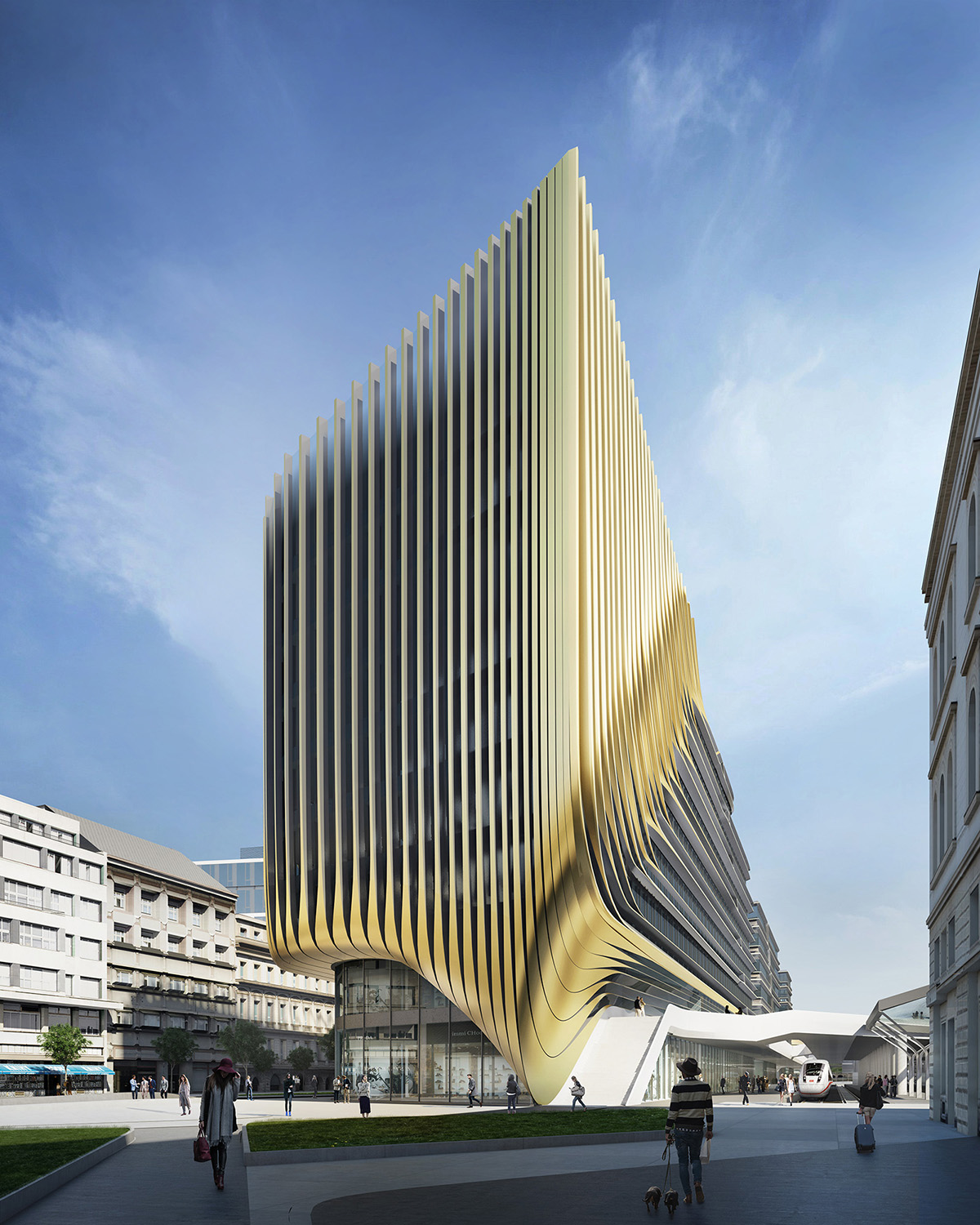 Zaha Hadid Architects regenerates Praque’s urban site adjacent to