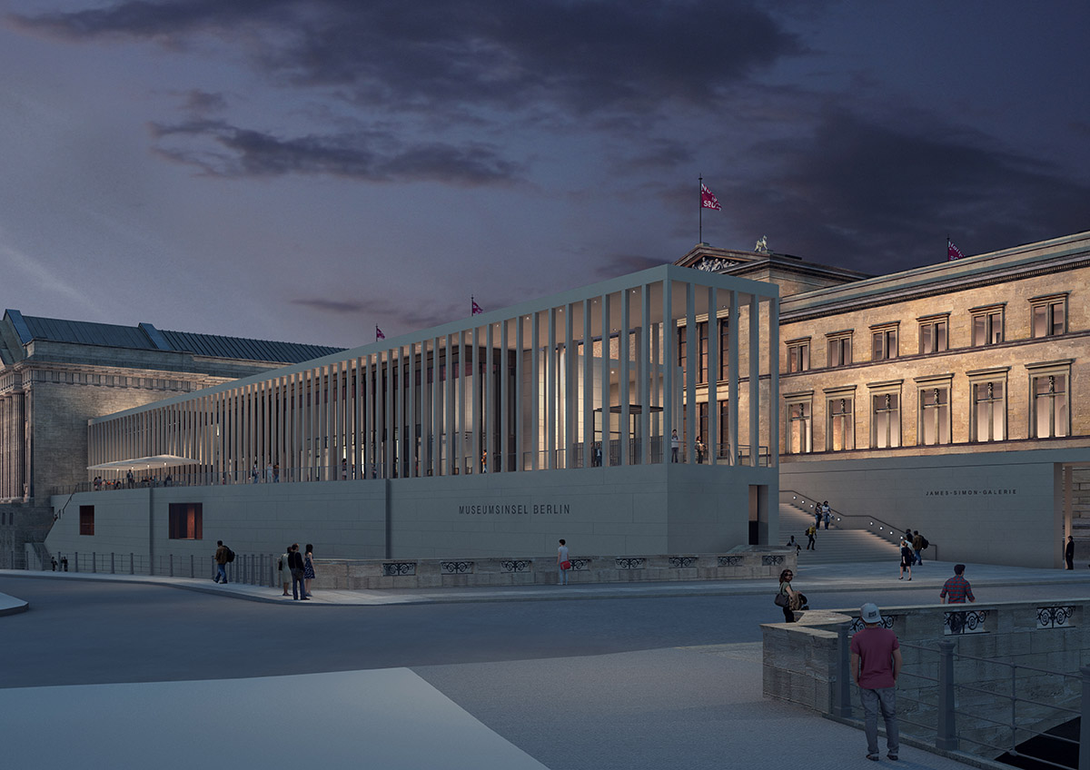 James Simon Galerie on Berlin’s Museum designed by David Chipperfield Architects nears completion