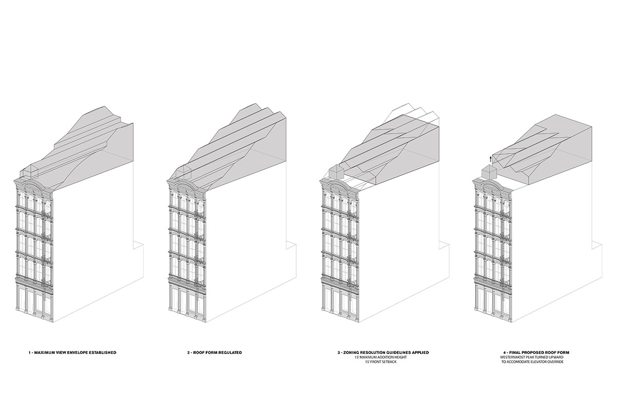 WORKac adds a dollhouse-like attic on rooftop of New York’s historic building