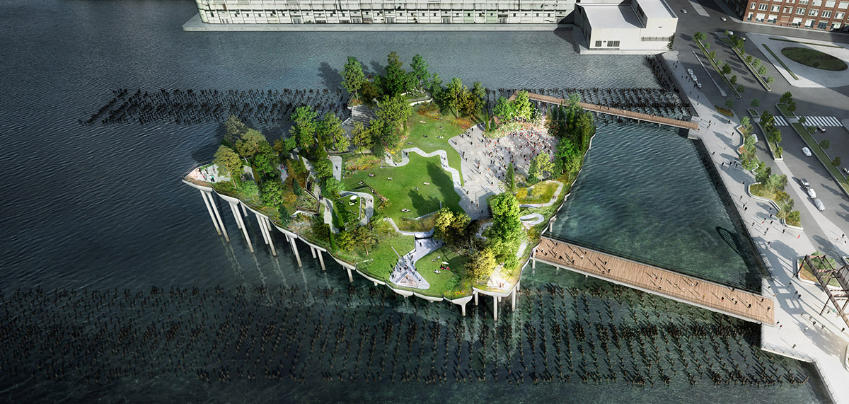 Heatherwick Studio’s Pier55 construction to begin this summer on the Hudson River