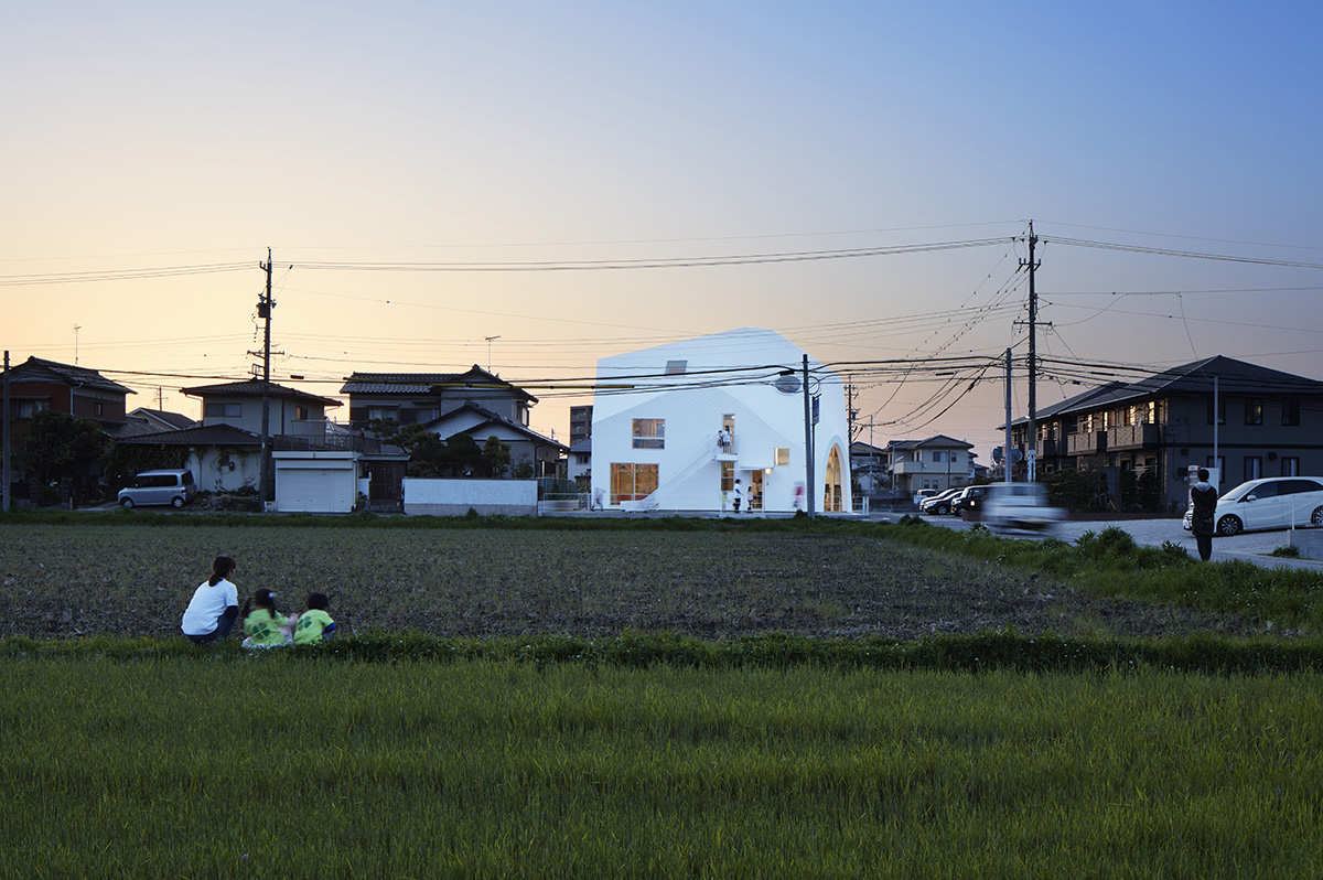 A two-story Japanese house transformed into an amorphous Kindergarten by MAD Architects