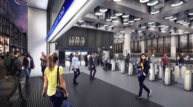 Crossrail unveils new images of Elizabeth line stations set to open in 2018