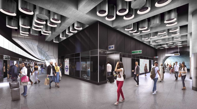 Crossrail unveils new images of Elizabeth line stations set to open in 2018
