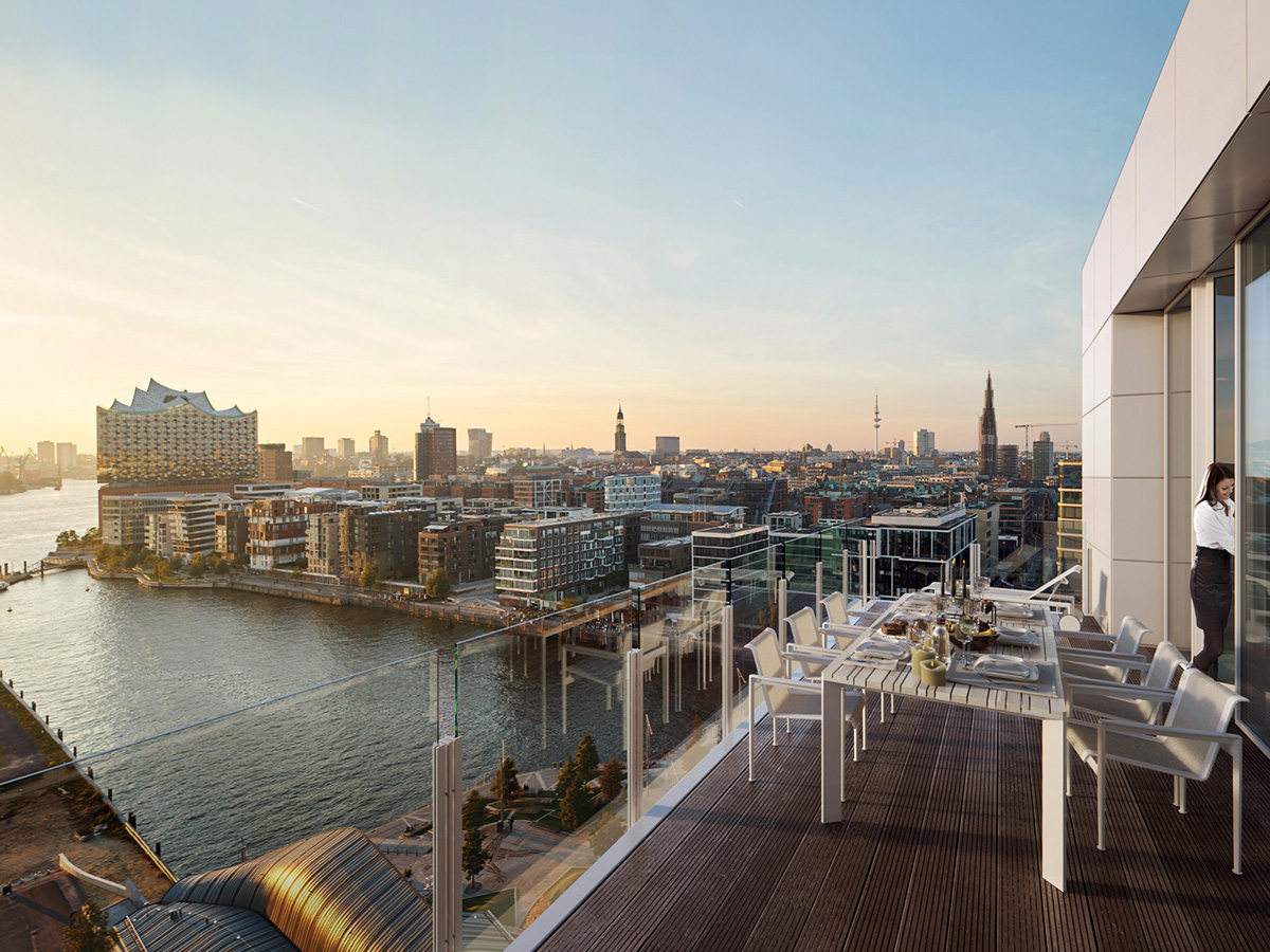 Richard Meier&Partners unveils new apartments and headquarters filled with natural light in Hamburg