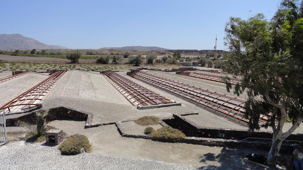 Nikos Fintikakis creates a bioclimatic shelter for Akrotiri Archaeological site in Greece