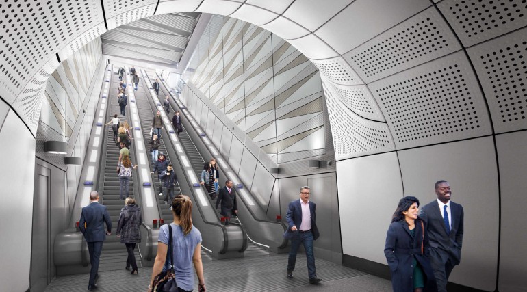 Crossrail unveils new images of Elizabeth line stations set to open in 2018