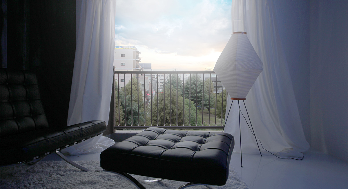 Jun Murata renovates small room of collective housing in Osaka with minimal green fixtures