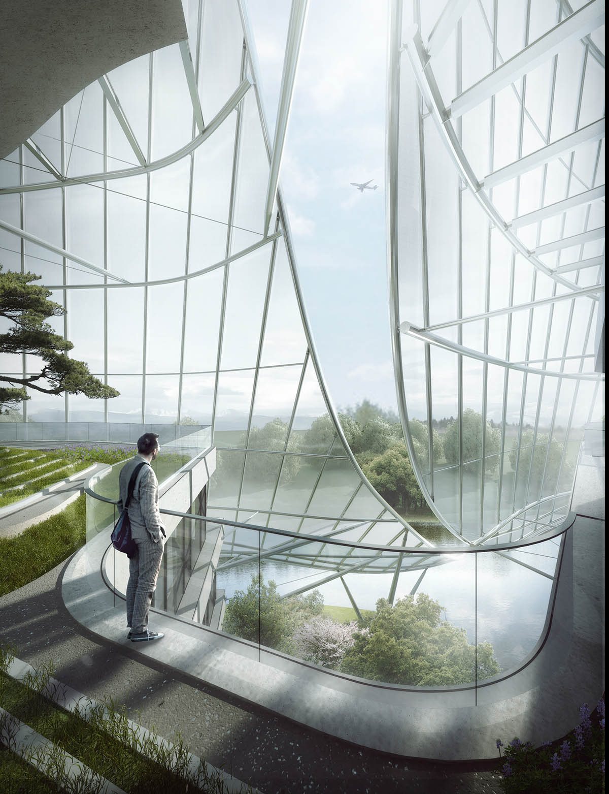 MAD proposes a flower-like building dressed with soft skin for Xinhee Design Center in China