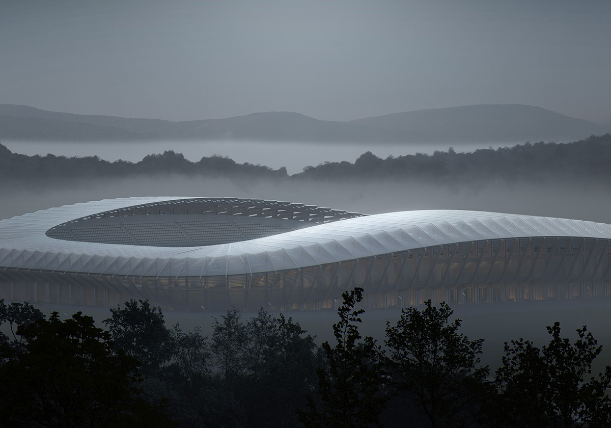 Zaha Hadid Architects will design world’s first football stadium entirely made of wood