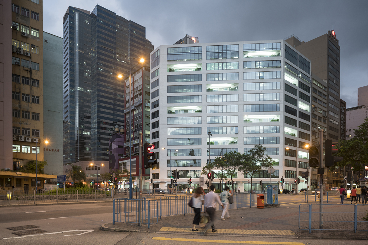 MVRDV transformed an ex-industrial building into offices in Hong Kong