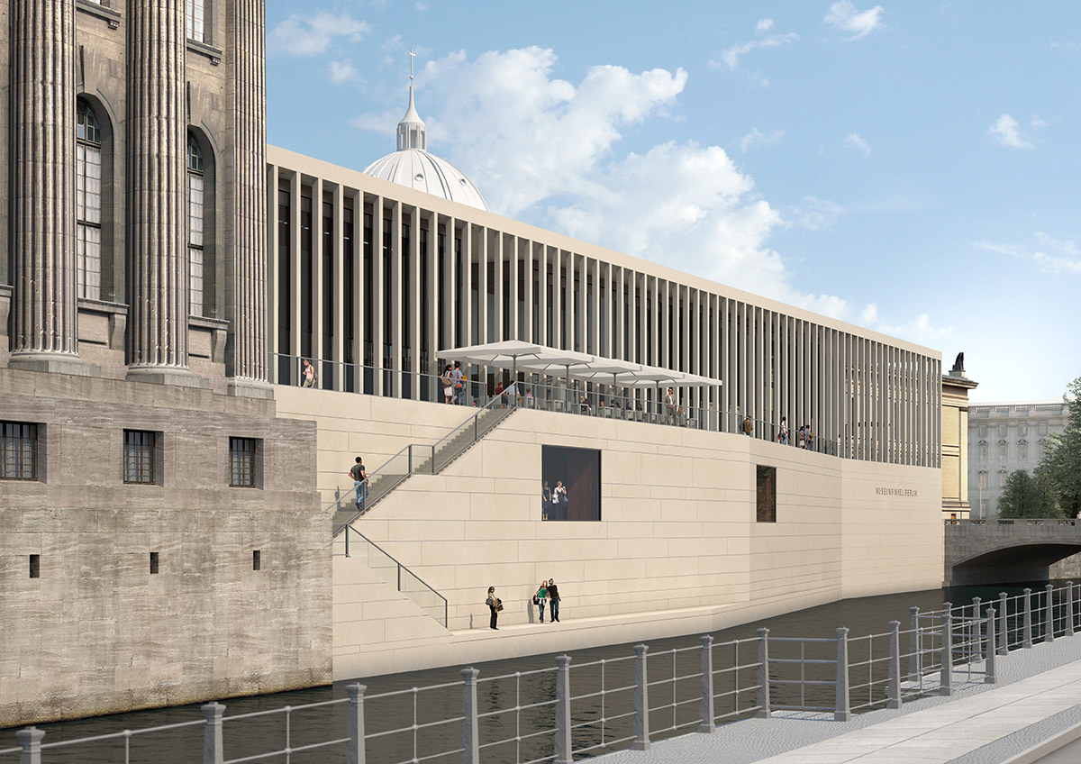 James Simon Galerie on Berlin’s Museum designed by David Chipperfield Architects nears completion