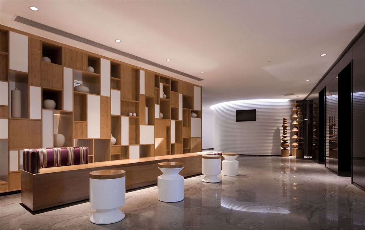 Shenzhen Bay Yacht Club +White Sail Hotel creates an interlocking facade by Shenzhen Rongor Design