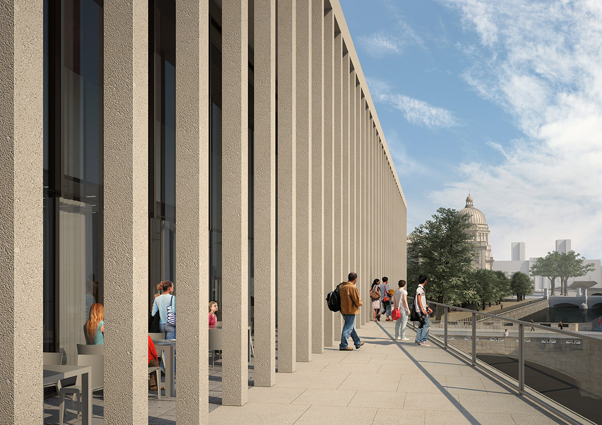 James Simon Galerie on Berlin’s Museum designed by David Chipperfield Architects nears completion
