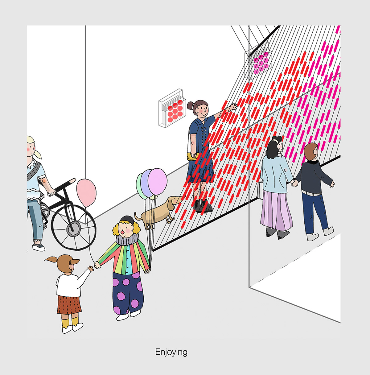 Beomki Lee’s COLORWAY proposes a new passageway in urban fabric shaped by the public interaction