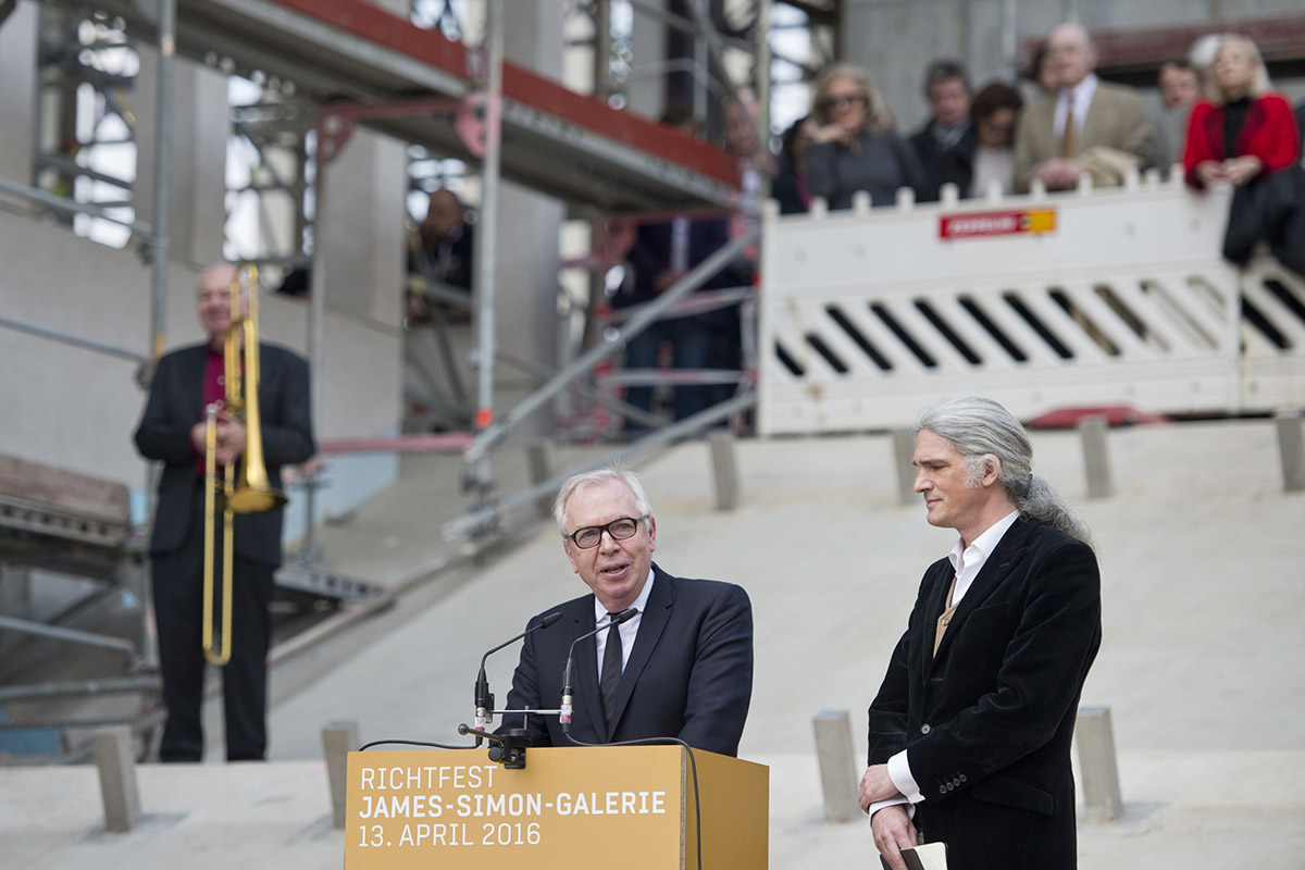 James Simon Galerie on Berlin’s Museum designed by David Chipperfield Architects nears completion