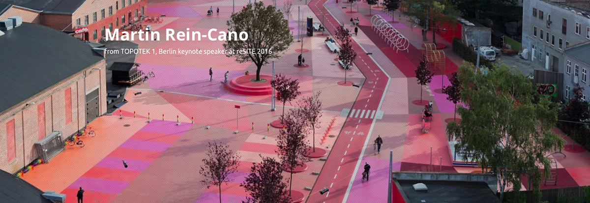 At the borders migration can be photographed. In cities it can be solved. #reSITE2016