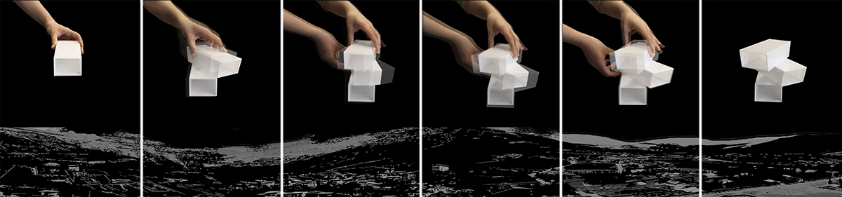 These Triple-Shifted Volumes in Iran create a sense of suspension designed by New Wave Architecture