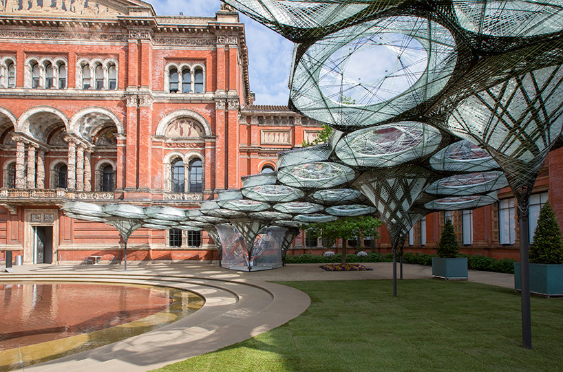 Most-awaited robotic fabrication Elytra Filament Pavilion is on view at the V&A Museum