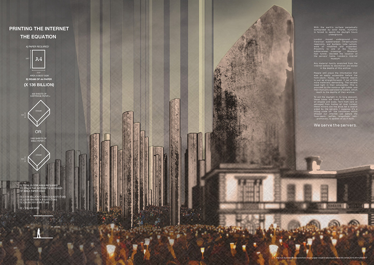 New London Internet Museum is built by using assemblage of crowd-sourced processes