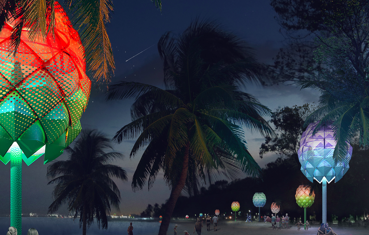 SPARK Architects revives Singapore&rsquo;s East Coast Park with &rsquo;Beach Huts&rsquo; produced from recycle waste