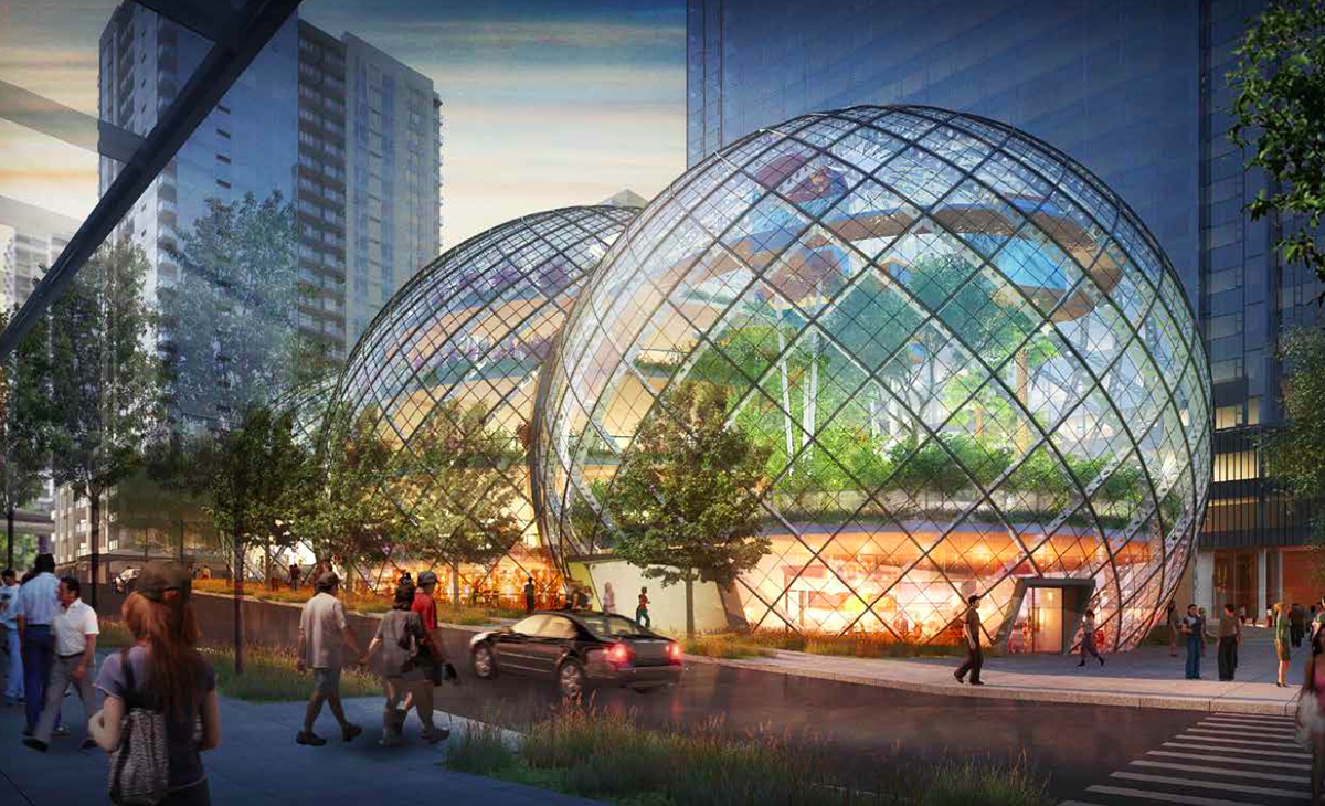 Amazon’s new biosphere offices will conquer Seattle