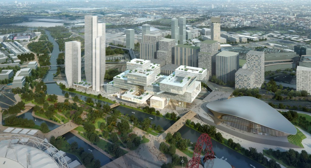 Ole Scheeren unveils his rejected proposal for London Olympicopolis