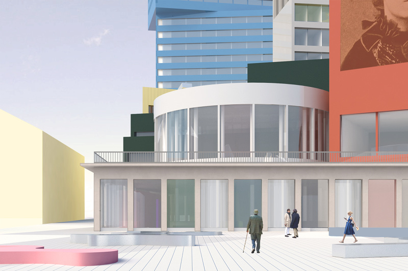 Norell/Rodhe unveils proposal for Skellefteş Kulturhus in Sweden composed of characterized buildings