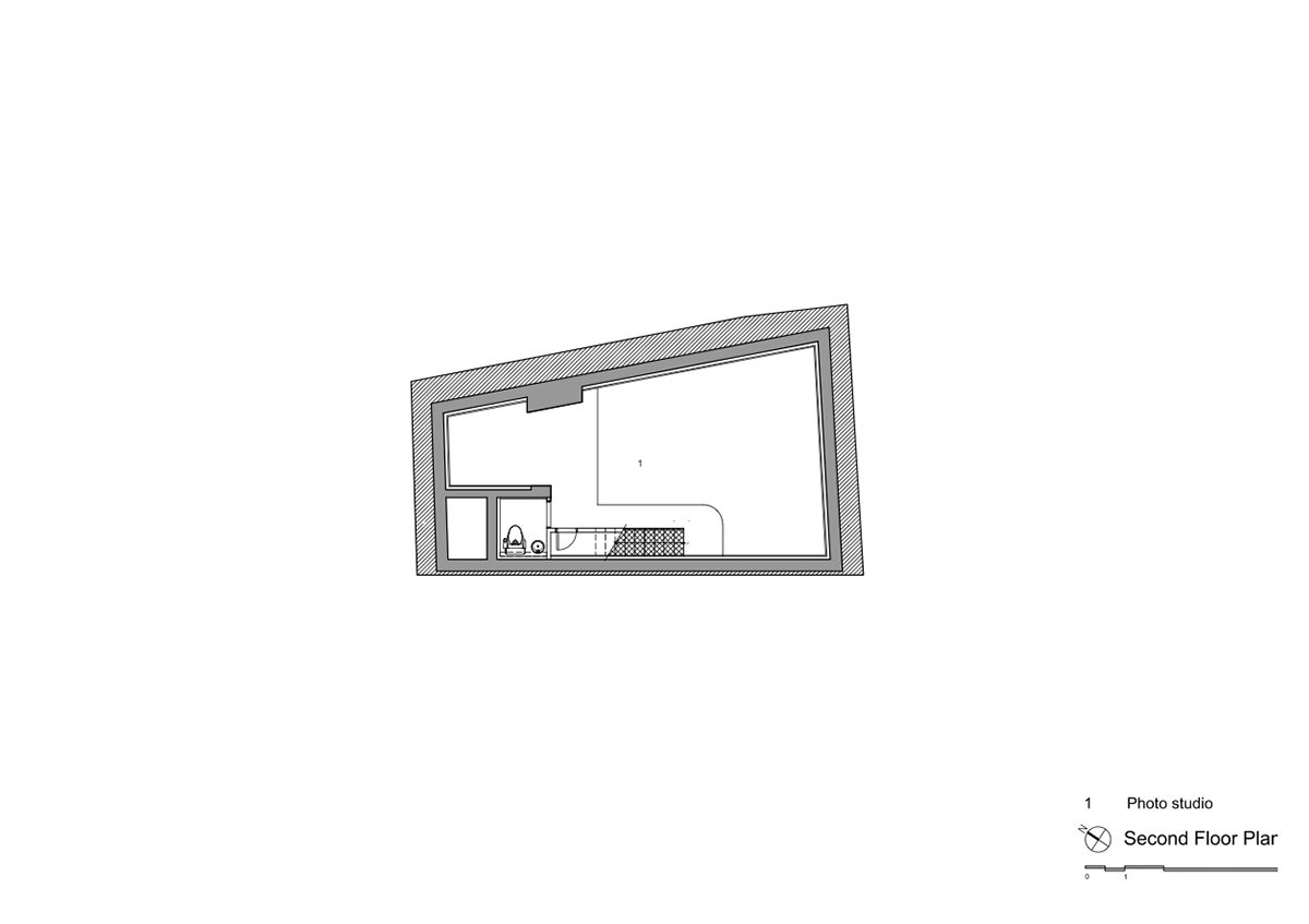 Moon Hoon completes Dogok Maximum mixed-use narrow house in Seoul with randomly drawn windows