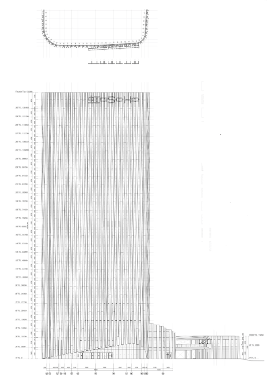 Kengo Kuma and Associates designed a Woven Lace-like office building Hongkou Soho in China