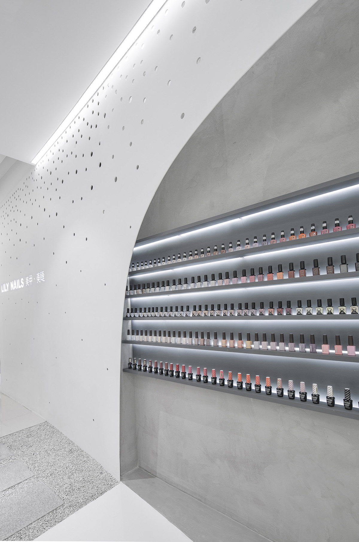 Arch Studio creates Helix Garden for Lily Nails Salon in Beijing