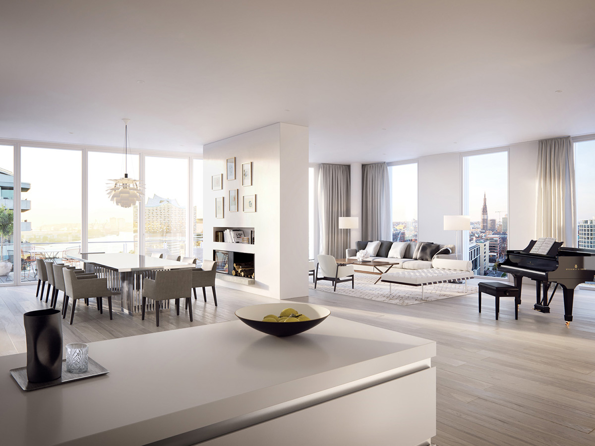 Richard Meier&Partners unveils new apartments and headquarters filled with natural light in Hamburg