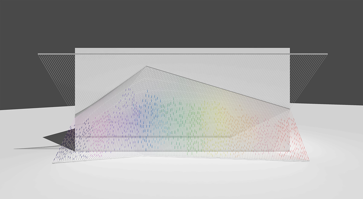 Beomki Lee’s COLORWAY proposes a new passageway in urban fabric shaped by the public interaction