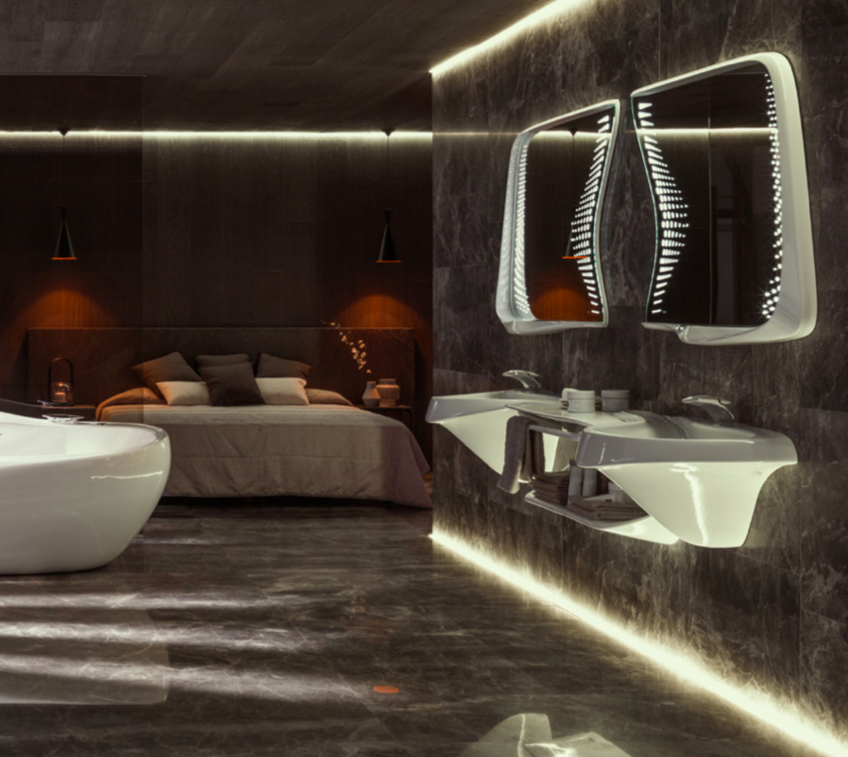 Zaha Hadid Architects unveils ’fluid design series’ in Vitae Collection for Porcelanosa