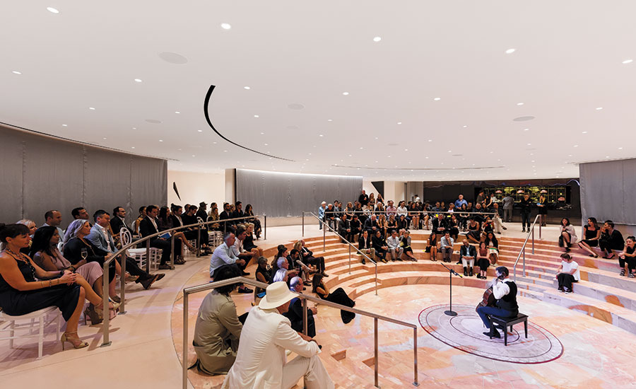 OMA&rsquo;s cylindrical Faena District revives Miami Beach with white cast concrete and carved facade