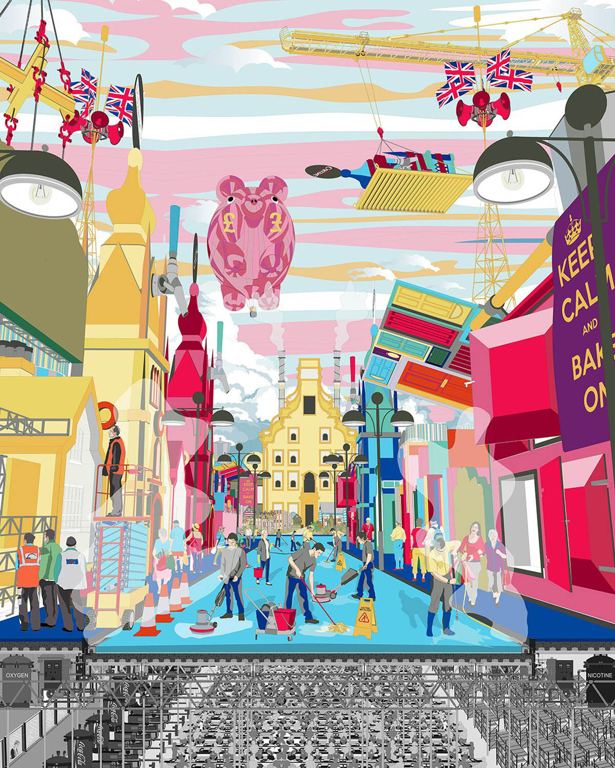 New architecture graduates will create a psychedelic revolution through multilayered digital world