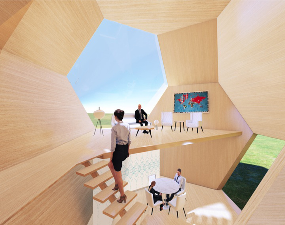Massimiliano and Doriana Fuksas design a polygonal mobile house for Revolution Precrafted