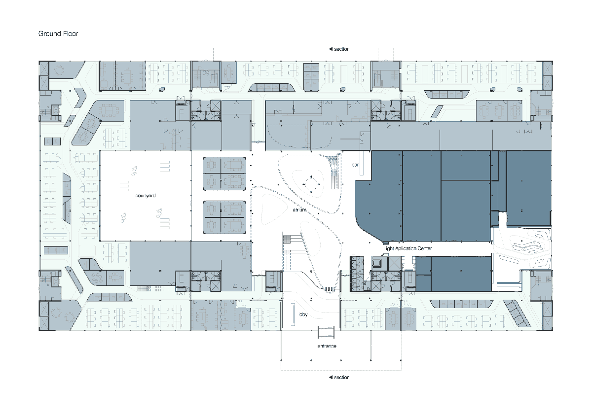 LAVA sets a parametric tree in the Philips Lighting Headquarters by adding intelligent lights