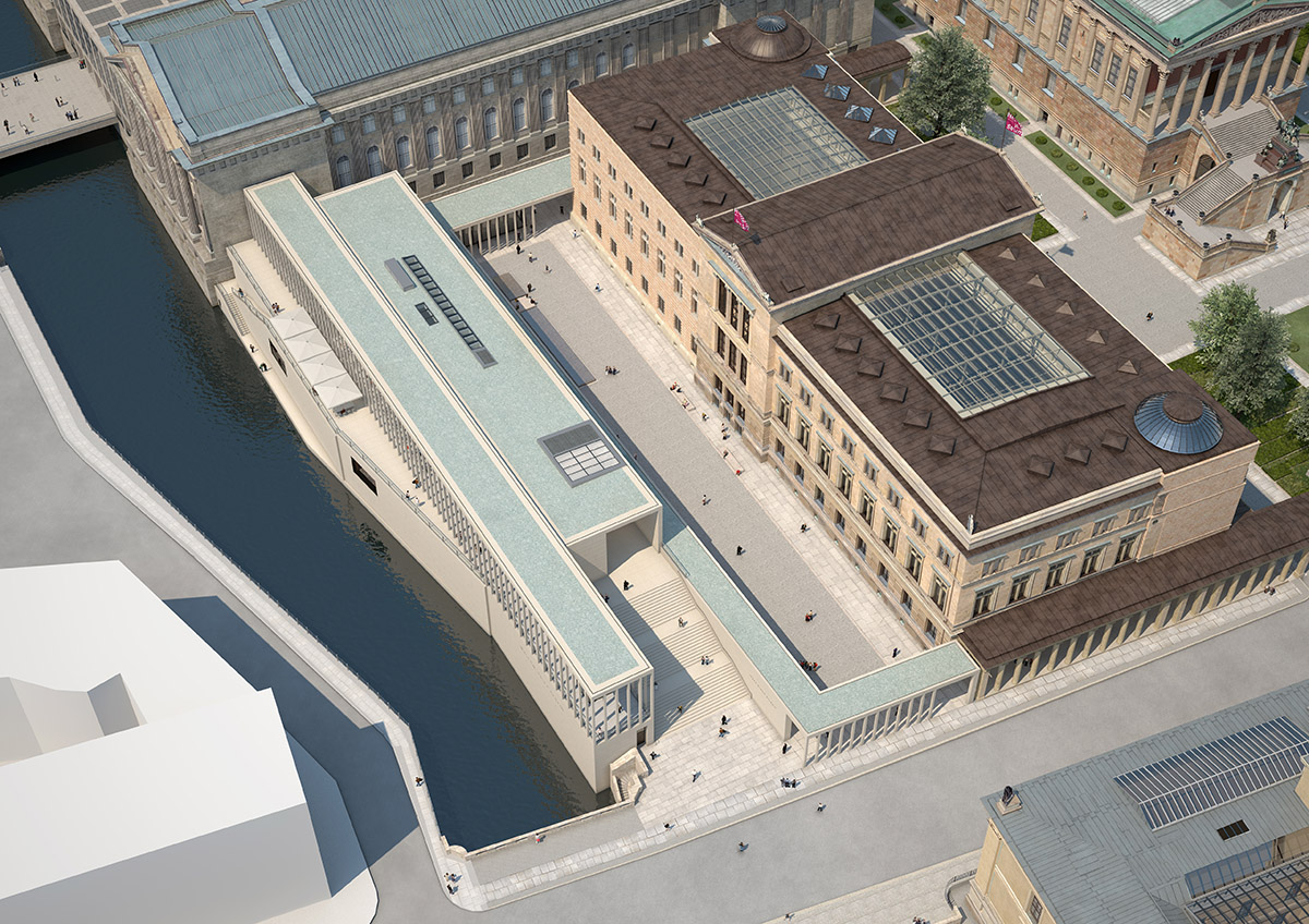 James Simon Galerie on Berlin’s Museum designed by David Chipperfield Architects nears completion