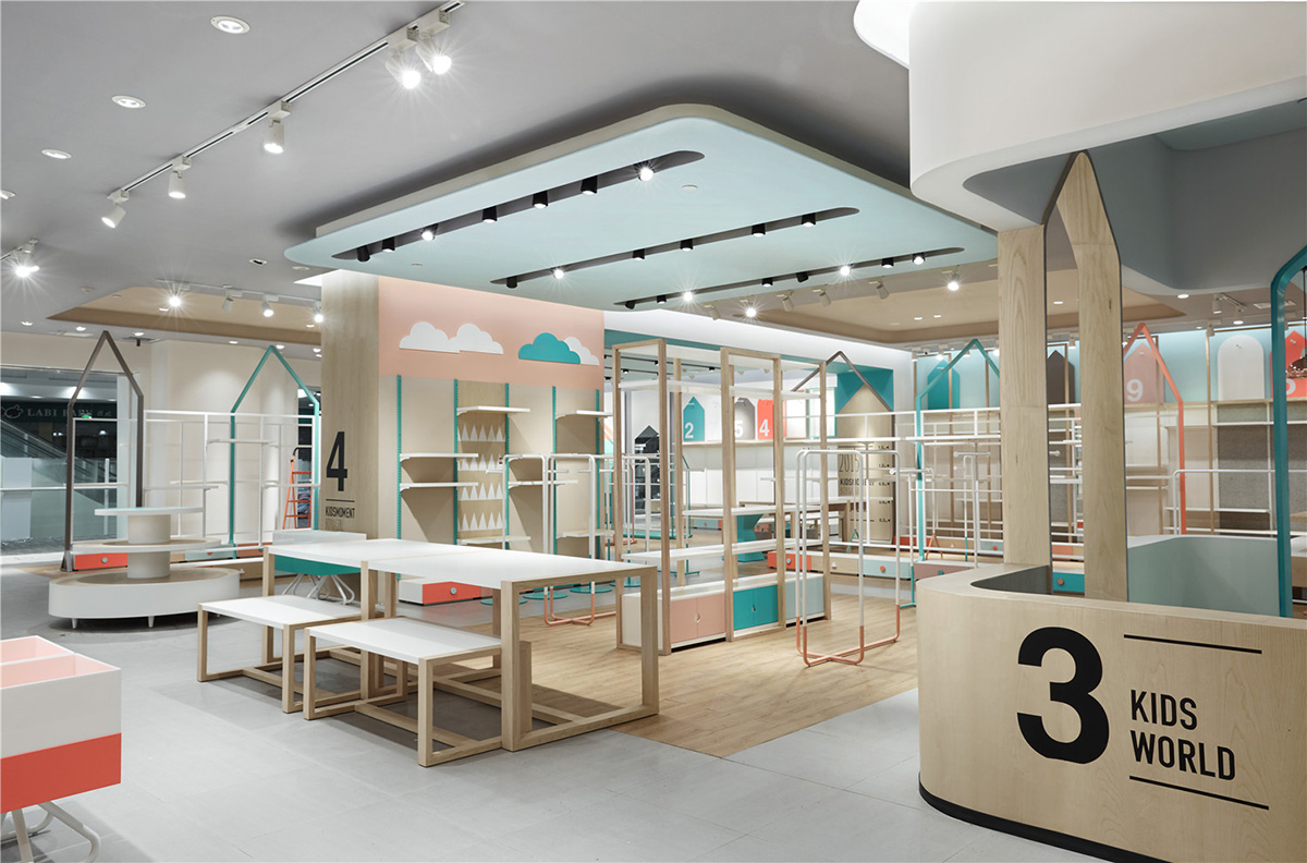 RIGI Design envisions children fashion by creating modularized fixtures with Be Kids for One Moment