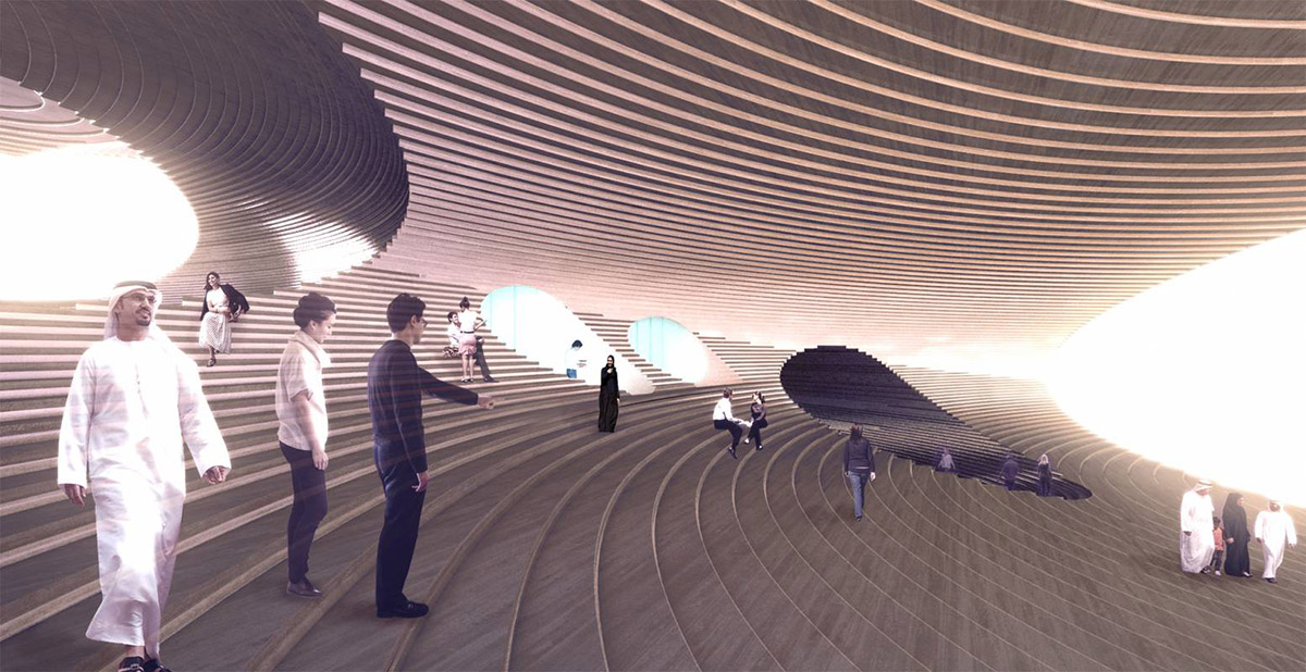 Explore Höweler + Yoon’s mountainous design for Empathy Pavilion for Dubai Expo 2020