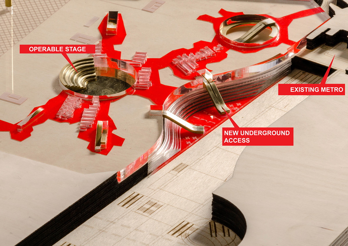 OMA creates ’diversions’ for visitors in the proposal of Galeries Lafayette Lumière in Paris