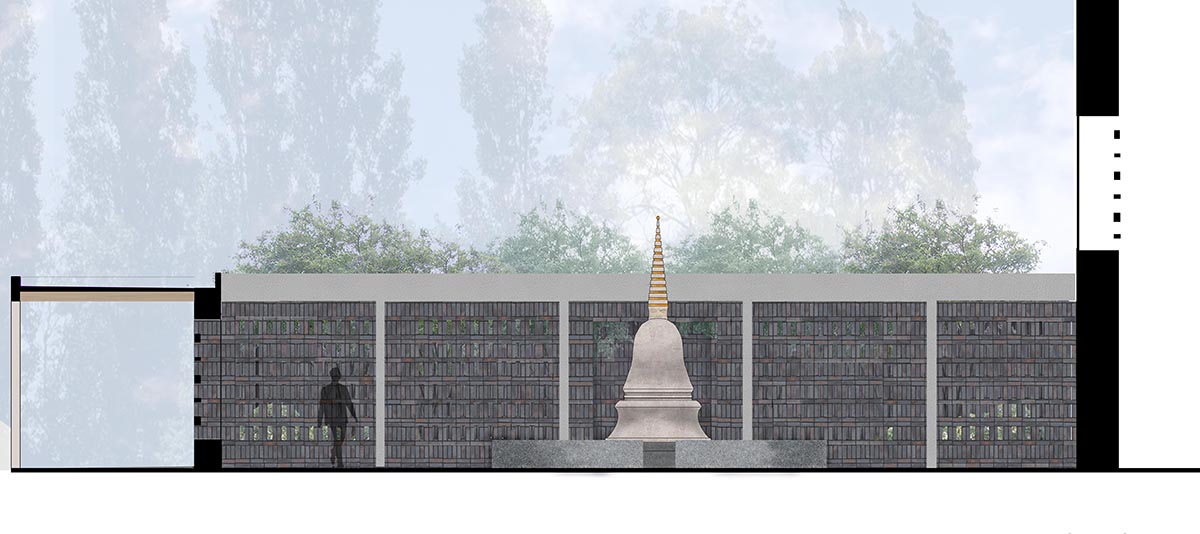 A Buddhist retreat in the Suffolk countryside reopened, designed by Walters & Cohen Architects